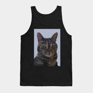 Gorgeous George the Tabby Cat Tank Top